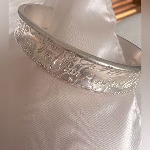 Tiffany & Co. Notes Collection Sterling Silver Cuff Bracelet